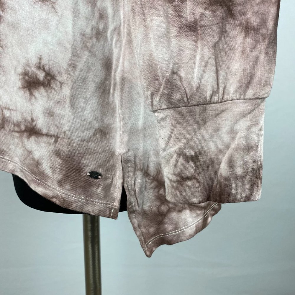 Soft & Sexy AEO M Tie Dye Cold Shoulder LS Top - Picture 6 of 12